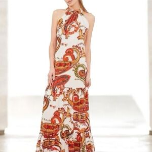 Vince Camuto Multicolor Paisley Maxi Dress